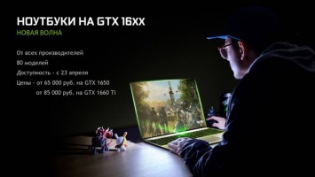 NVIDIA Turing в основе более чем 80 новых ноутбуков с GPU GeForce GTX 16xx