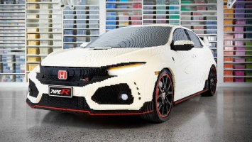Из конструктора LEGO сделали полноразмерную копию Honda Civic Type R