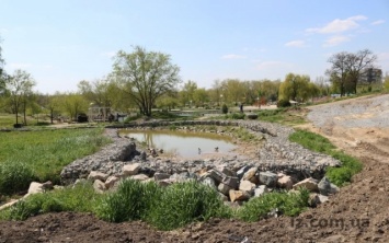 В новом ландшафтном парке Запорожья будет три террасы (ФОТО)