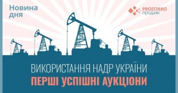Украинские месторождения полезных ископаемых продали на торгах за 92 млн грн