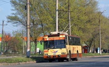 В Кривом Роге 6 мая вечером не будут ходить три маршрута троллейбуса