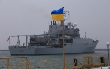 Военный корабль Британии прибыл в Одессу