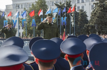 В оккупированном Луганске прошла репетиция парада Победы