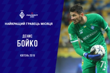Денис БОЙКО - лучший игрок «Динамо» в апреле!