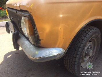 В Сумах нашли автомобиль, который скрылся с места ДТП
