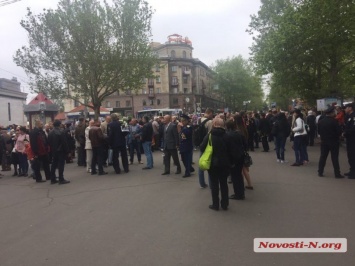 На место сбора «Бессмертного полка» в Николаеве стянуты большие силы полиции