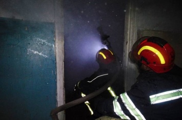 В Лисичанске случился пожар