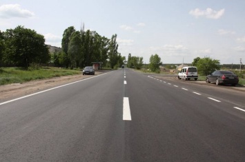 Завершился ремонт дороги между Северодонецком и Рубежным