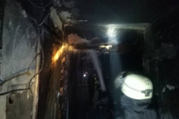 В Северодонецке случился пожар в жилом доме