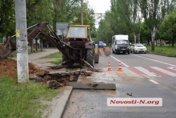 В Николаеве часть центра города осталась без воды из-за замены пожарного гидранта