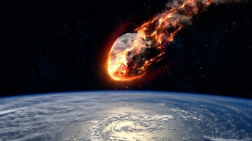 Конец всего: опубликовано видео падения на Землю 500-километрового астероида