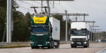 В Германии заработала электрифицированная трасса eHighway для грузовиков