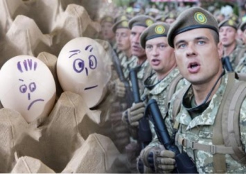 Украинские яйца судьбы: Войска незалежной несут небоевые потери