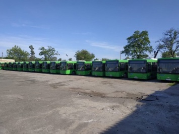 В Николаеве появились автобусы, которые Сенкевич обещал еще в марте