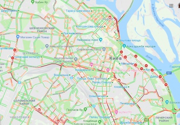 Инаугурация Зеленского. В Киеве огромные пробки до Окружной, правительственный квартал перекрыт