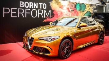 Alfa Romeo выпустила «золотой» Giulia Quadrifoglio