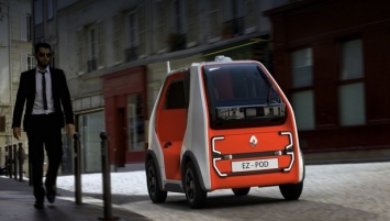 Renault EZ-POD - электрокар с автопилотом для пешеходных зон и крытых помещений