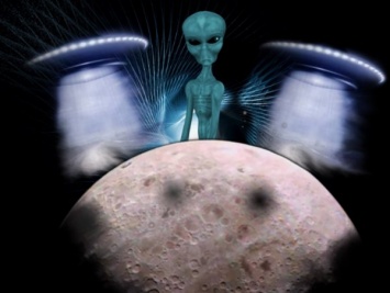 «Стрелообразный» НЛО выдал «завод тарелок» на Луне
