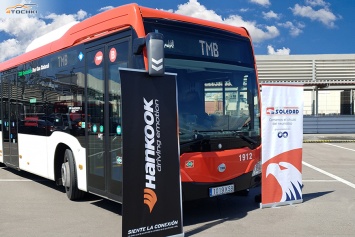 Автобусы Барселоны оснастят ультрасовременными шинами Hankook SmartCity AU04+