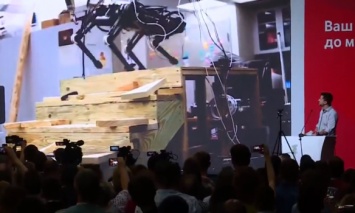Зеленский на бизнес-форуме показал ролик с роботом из Boston Dynamics