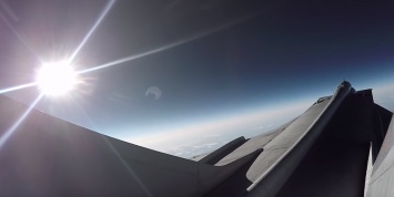Минобороны показало полет МиГ-31 в ближнем космосе