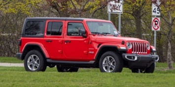 Jeep Wrangler с дизельным двигателем попался шпионам