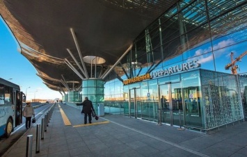 Аэропорт Борисполь временно прекратил работу из-за грозы