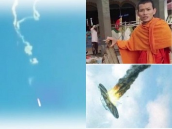 Даже буддист закурил: НЛО чуть не прибил лаосского монаха