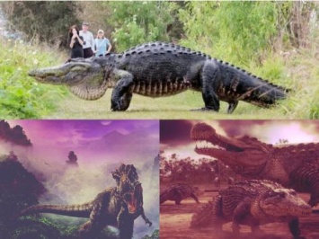 Крокодилы эволюционируют в динозавров - В США нашли 6-метрового ящера-мутанта