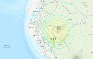 В Перу произошло мощное землетрясение