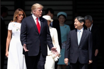 Трамп встретился с новым японским императором Нарухито