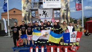 Николаевские спасатели победили на Международных соревнованиях "Firefighter Combat Challenge", - ФОТО