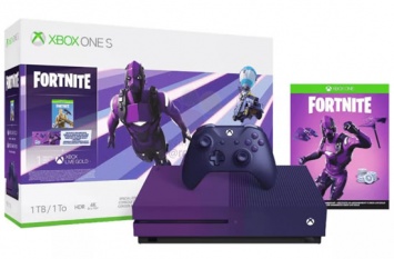 Microsoft готовит фиолетовый Xbox One S для фанатов Fortnite