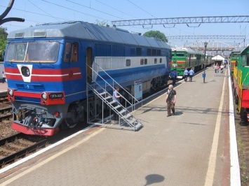 Одесские железнодорожники провели конкурс красоты среди локомотивов