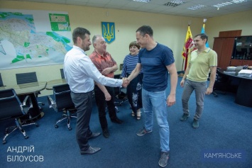 Мэр Каменского встретился с руководством Национального Союза художников Украины