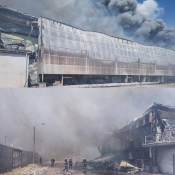 В Василькове пожар охватил 15 000 кв. м. птицефабрики: киевские пожарные выехали на помощь коллегам