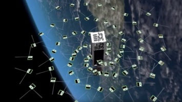 На орбите Земли протестировали 100 спутников размером с крекер