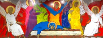 В Киеве художники показали необычные росписи для нового храма: что еще можно увидеть на выставке "Украинская идентификация"