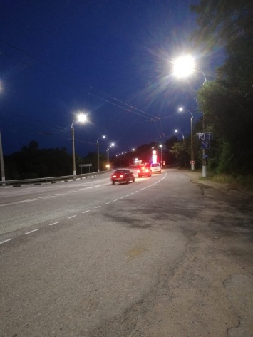 Освещение на пешеходных переходах установили на дороге от Перевального до Ялты