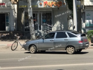 В Мелитополе появился Бог парковки - автовладельцы в шоке (фото)