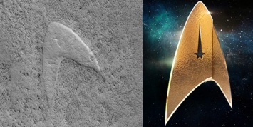 На Марсе заметили логотип из «Стартрека»