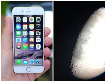 Лучше «зеркалок» Canon - Устаревший iPhone 6 заснял поверхность Луны
