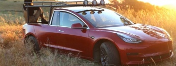 Известный блогер превратила Tesla Model 3 в пикап: видео