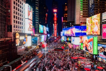 Новейший LED-экран Samsung появился в центре Нью-Йорка