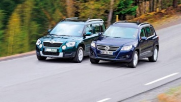 «Битва ВАГов»: Блогер назвал преимущества Skoda Yeti перед Volkswagen Tiguan