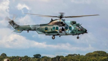 В Украину прибыл сверхсовременный вертолет для системы авиабезопасности МВД
