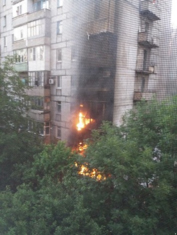 В Донецке горела многоэтажка: пострадали три человека, - ФОТО