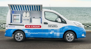 Nissan создал электрический фургон для мороженого