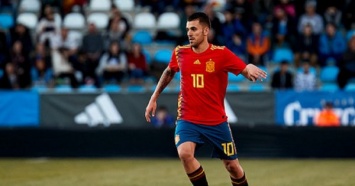 Шикарный гол со штрафного от Себальоса в видеообзоре матча Испания U-21 - Польша U-21 - 5:0