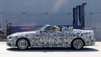 На испытаниях показался прототип нового кабриолета BMW 4 серии (G22)
